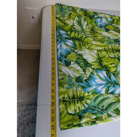 Natori Tropical Leaf Print Midi Slip Dress Nightgown Women XL Resortwear Travel - Picture 10 of 10